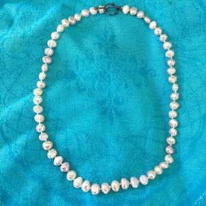 Genuine Handmade Keshi Pearl Choker/Necklace